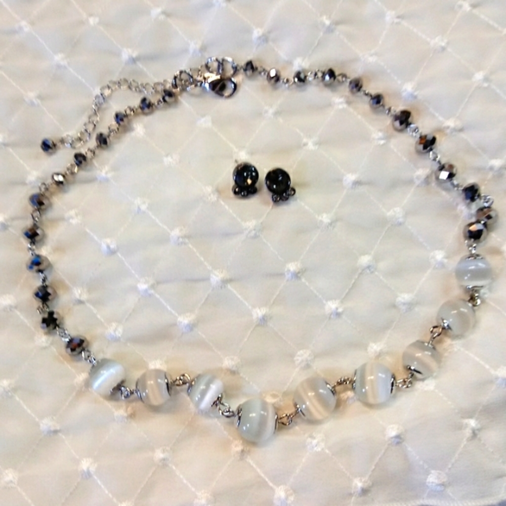 Lia Sophia Necklace and Earrings